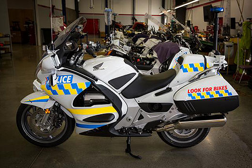 Sunlive New Police Bike Sends Out Message The Bay S News First