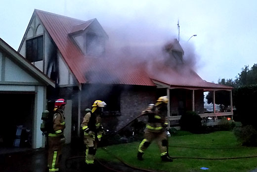 SunLive - House fire on Waihi Rd - The Bay's News First