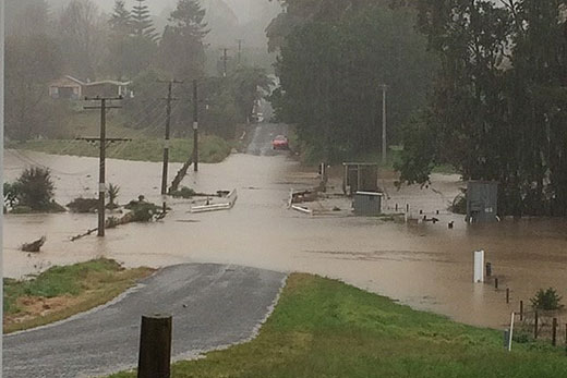 Sunlive - Flooding Chaos In Katikati - The Bay's News First