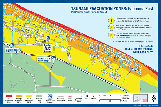 Tsunami zone papamoa