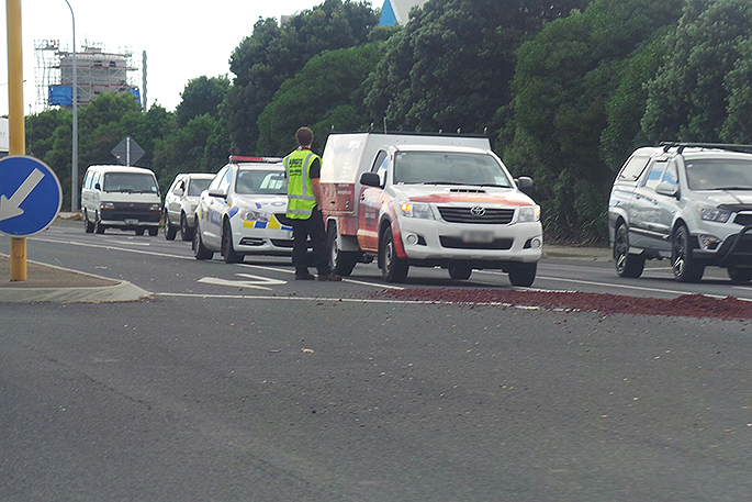 SunLive - Bark scattered in Tauranga crash - The Bay's News First