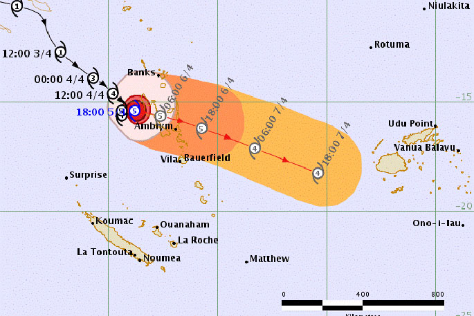 Sunlive Category 5 Cyclone Harold Aiming For Vanuatu Today The Bays News First 5105