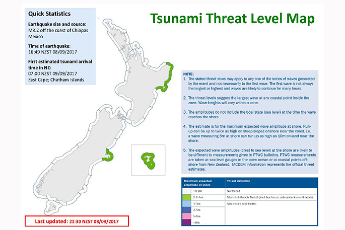 Sunlive Civil Defence Issues Tsunami Warning The Bay S News First Sunlive Civil Defence Issues Tsunami Warning The Bay S News First