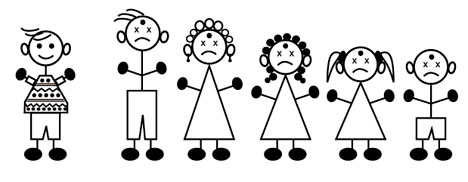 stick family of 6